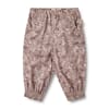 Trousers Sara rose shadow flowers - Wheat