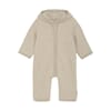 Pram Suit Ears Cot. Fleece camel melange - Huttelihut