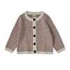 Baby Nordic Cardigan ecru/clay/misty green - Fub