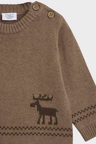 Pilou Pullover coffee melange - Hust & Claire