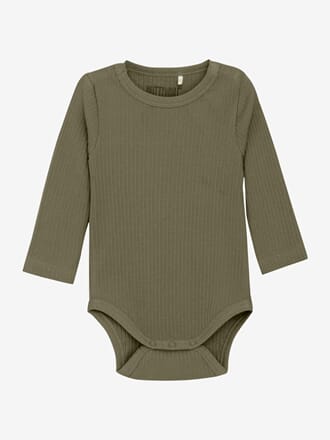 Body LS Rib deep lichen green - Huttelihut