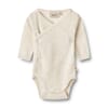 Wool Body L/S Willow eggshell melange - Wheat