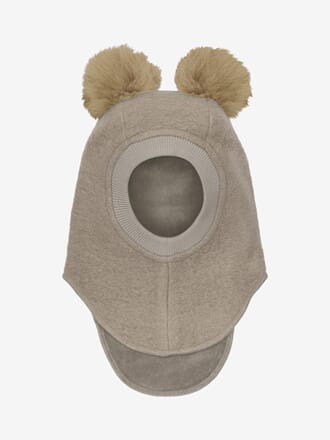 Balaclava Wool Alpaca camel melange - Huttelihut