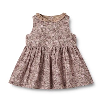 Dress Elma rose shadow flowers - Wheat