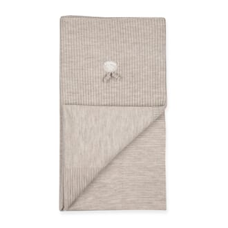 Pledd Natur Lys Beige - Lillelam