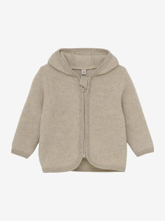 Jacket Wool Fleece (M) camel melange - Huttelihut