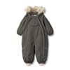 Snowsuit Nickie Tech raven - Wheat