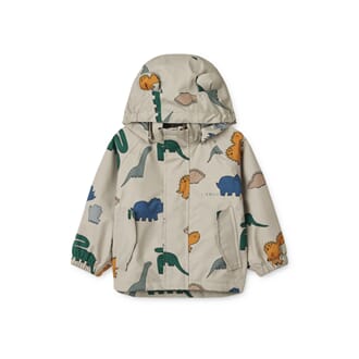 Manu Jacket dinosaurs / mist - Liewood