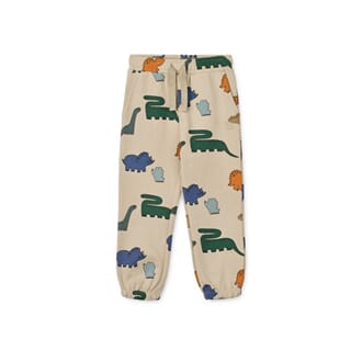 Inga Printed Sweatpants dinosaurs / mist - Liewood