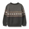 2591k-560 GOTS -   Knit Pullover Julius - 1180 raven - Extra 2