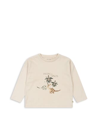 Lin Ls Tee  french oak - Konges Sløjd