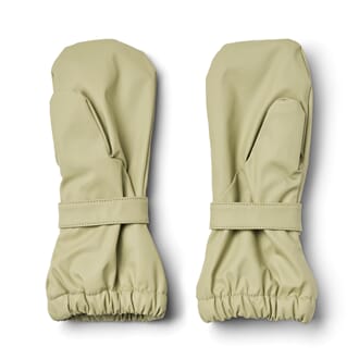 Rain Mittens Rily green tea - Wheat