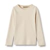 T-Shirt L/S Belis eggshell - Wheat