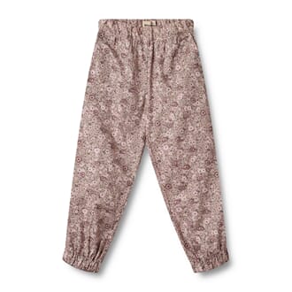 Trousers Shilla rose shadow flowers - Wheat