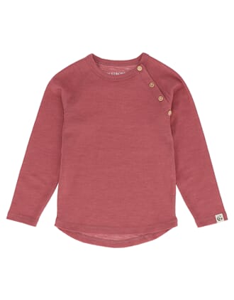 Villvette Ull Longsleeve mørk rosa - Gullkorn