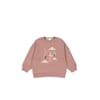 Lou Glitter Sweatshirt  mahogany rose - Konges Sløjd