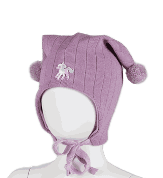 Wool hat unicorn pink - Kivat