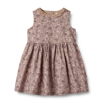 Dress Elma rose shadow flowers - Wheat