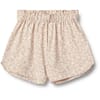 Jersey shorts Karen cream flower - Wheat