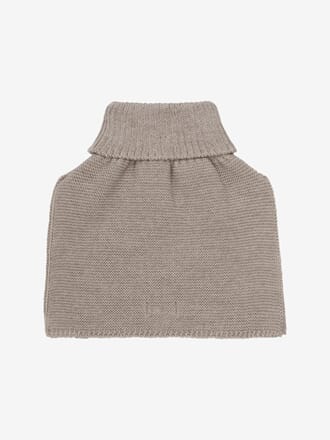 Neck Warmer Wool Knit cobblestone - Huttelihut