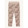 Laki leggings ull/bambus blomster rose - Hust & Claire