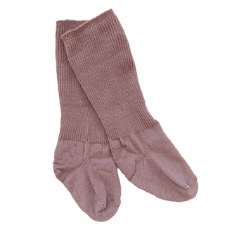 Non Slip Socks Wool Rose Blush - GoBabyGo