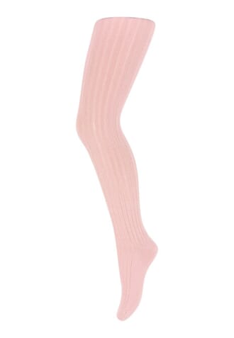 Wool Rib tights silver pink - MP