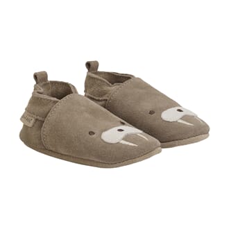 Slippers Suede animal pine bark - En Fant