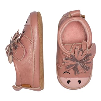 Horse Leather Slippers ash rose - MP